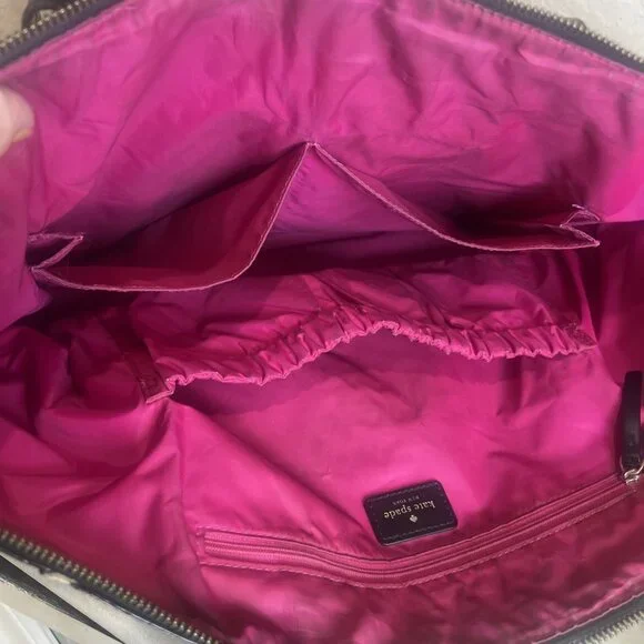 Kate Spade Margareta Baby Diaper bag Carryall Tote Shoulder Bag Workbag Weekend - Picture 13 of 14